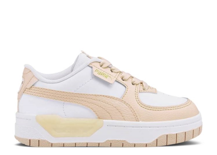 Puma Cali Dream Leather Little Kid - White Shifting Sand