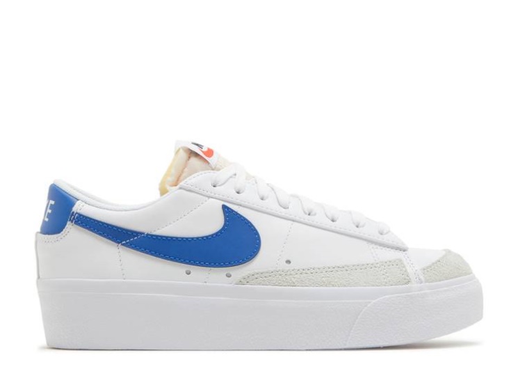 Nike Wmns Blazer Low Platform - White Game Royal