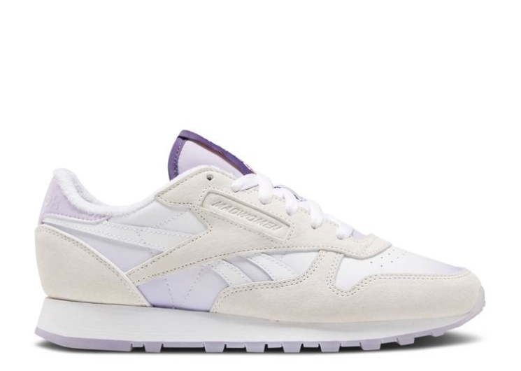 Reebok Madwoman X Classic Leather - White Purple Oasis