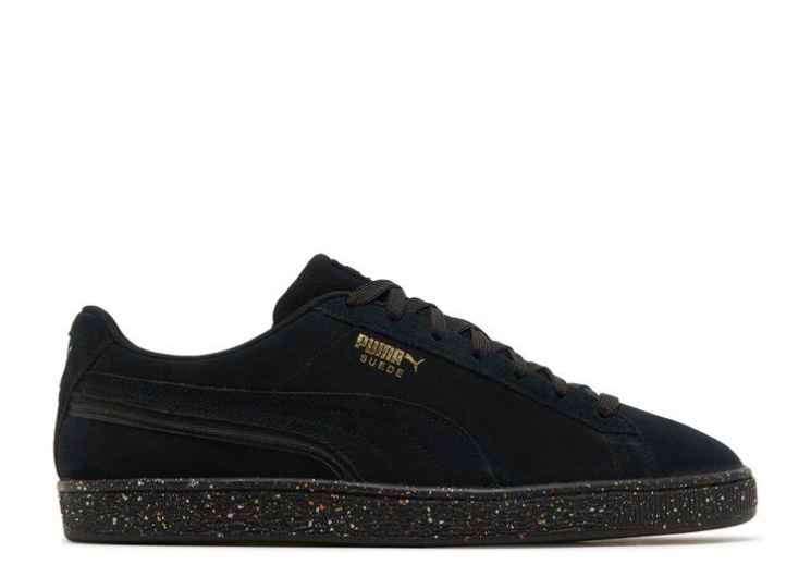 Puma Suede Triplex Mono - Black Paint Splatter