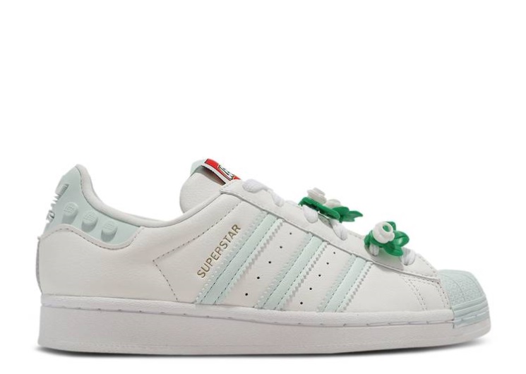 Adidas Lego X Wmns Superstar - Clear White Ice Mint