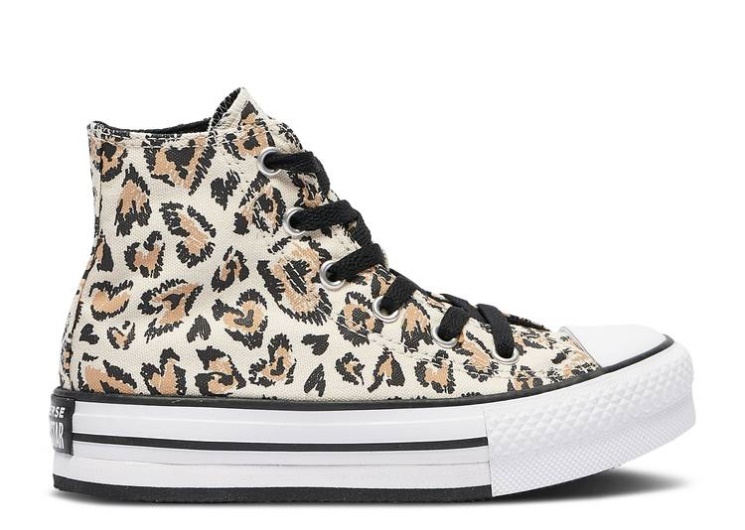Converse Chuck Taylor All Star Eva Lift Platform High Ps - Leopard