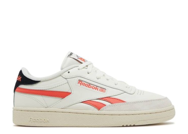 Reebok Club C Revenge - Chalk Semi Orange Flare