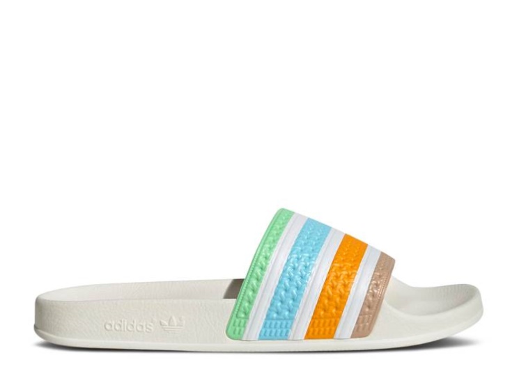Adidas Adilette Slide - Off White Multi