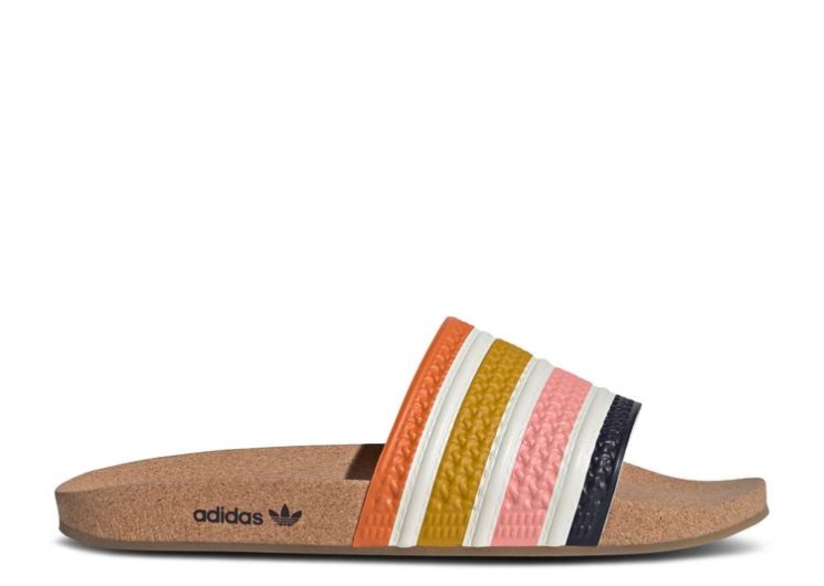 Adidas Adilette Slide - Cork Legendink/Off White/Orange
