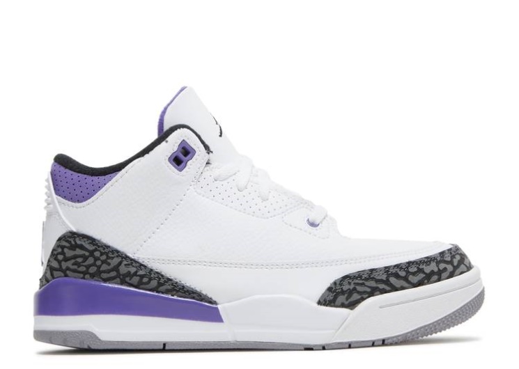 Air Jordan 3 Retro Ps - Dark Iris