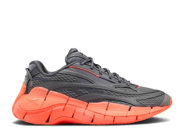 Reebok Zig Kinetica 2.5 - Grey Orange Flare