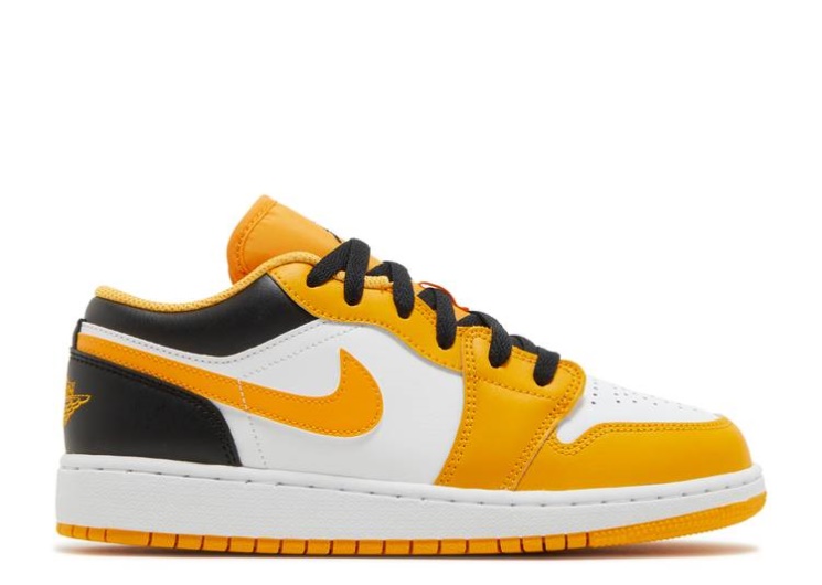 Air Jordan 1 Low Gs - Taxi White
