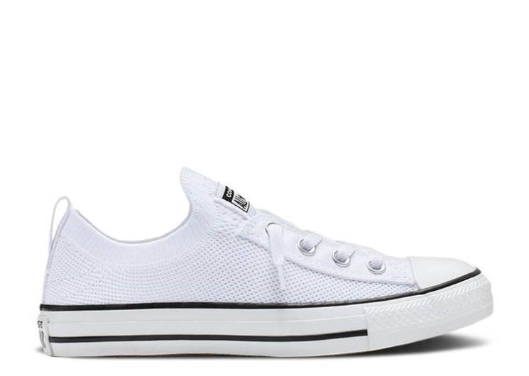 Converse Wmns Chuck Taylor All Star Shoreline Knit Slip-On - White Black