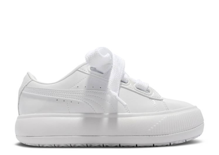 Puma Wmns Suede Mayu Heart Patent - White
