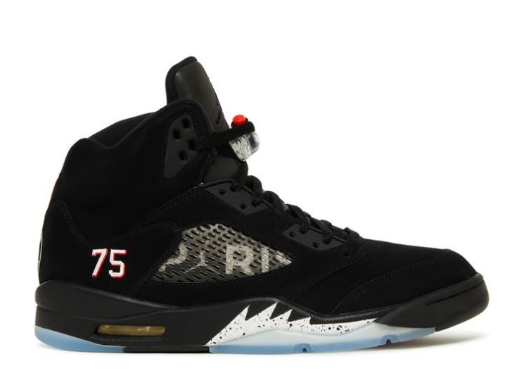 Paris Saint-Germain X Air Jordan 5 Retro - Black Sample