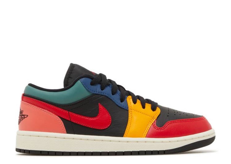 Wmns Air Jordan 1 Low Se - Black Multi-Color
