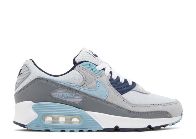 Nike Air Max 90 - Pure Platinum Worn Blue