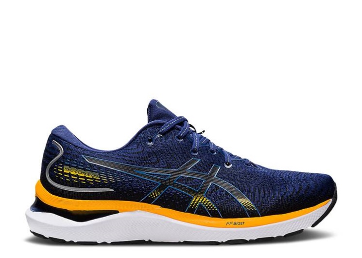 Asics Gel Cumulus 24 2E Wide - Deep Ocean Amber