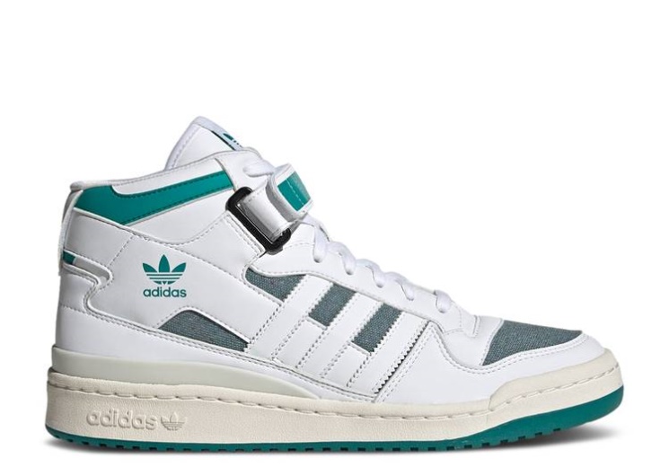 Adidas Forum Mid - White Equipment Green