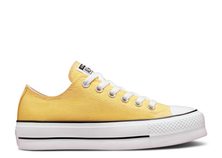 Converse Wmns Chuck Taylor All Star Lift Platform Low - Butter Yellow