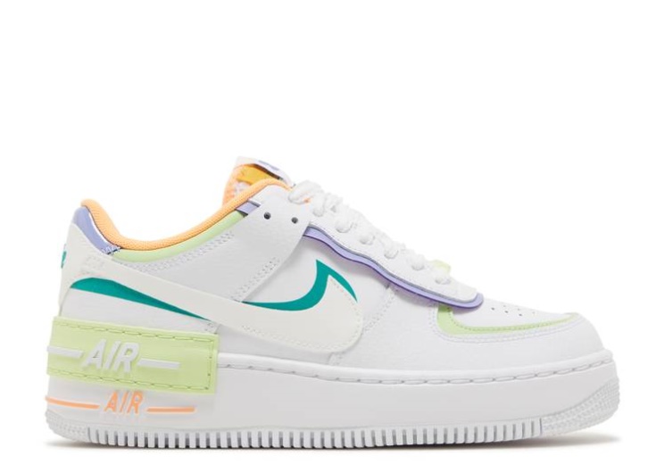 Nike Wmns Air Force 1 Shadow - White Multi-Color