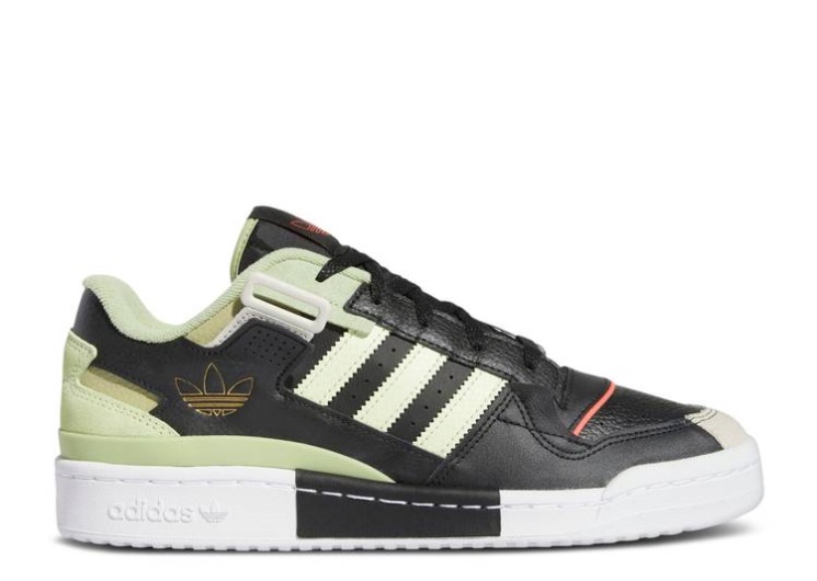 Adidas Forum Exhibit Low - Black Almost Lime