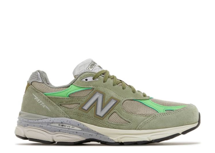New Balance Patta X 990V3 Made In Usa - Light Olive