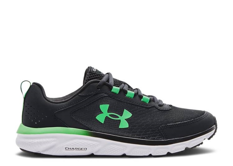 Underarmour Charged Assert 9 - Black Extreme Green