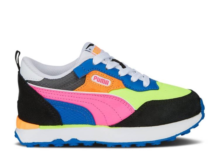 Puma Rider Future Vintage Little Kid - Lime Squeeze Black Royal