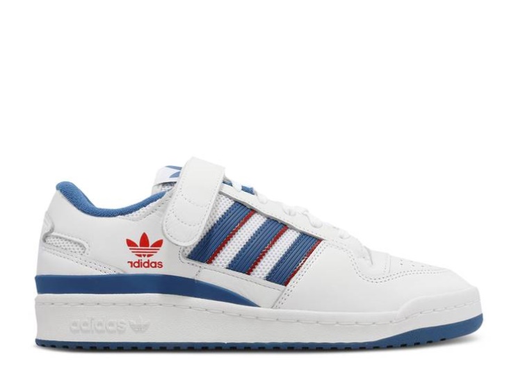 Adidas Forum 84 Low Adv - White Blue Scarlet