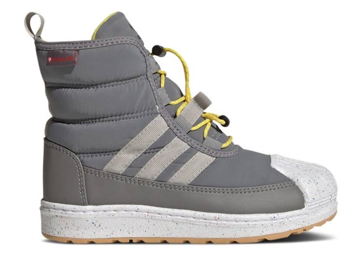 Adidas Superstar 360 Boots J - Grey Impact Yellow Gum