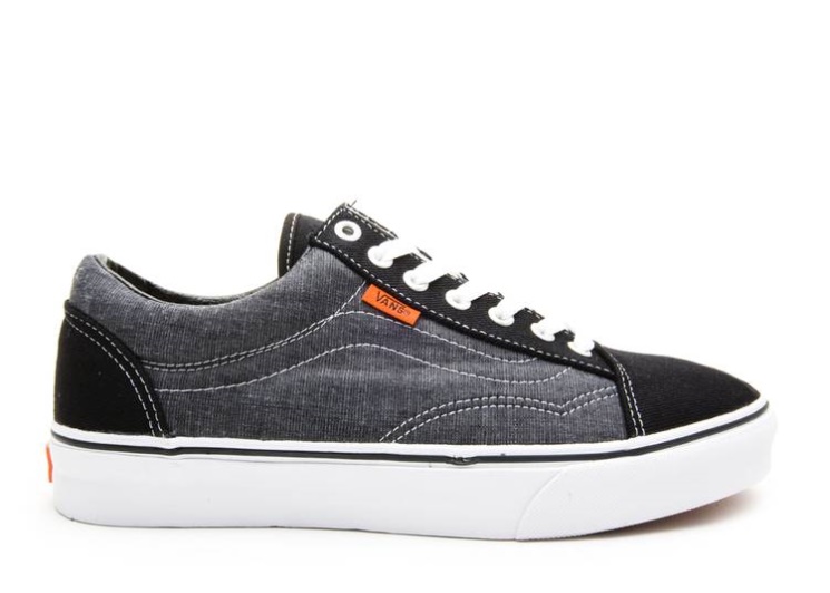 Vans Old Skool (Chambray) Black/True White