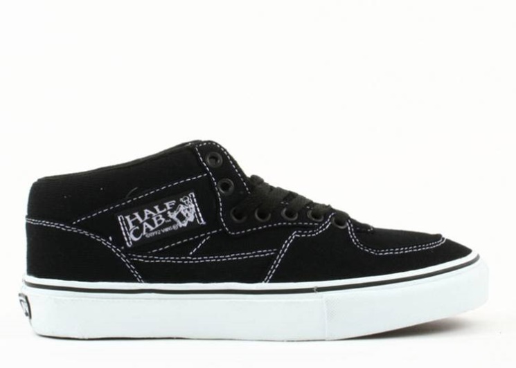 Vans Half Cab S White/Black