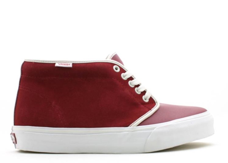 Vans Chukka Boot Deep Red/White Asparagus