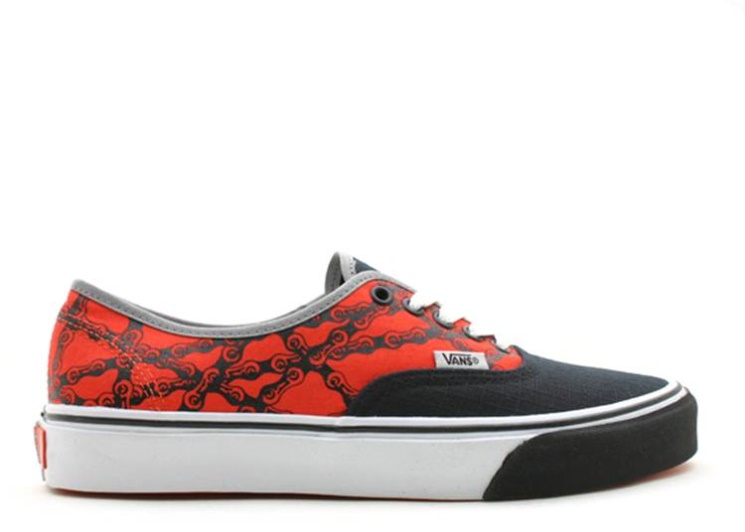 Vans Authentic Black/Cherry Tomato