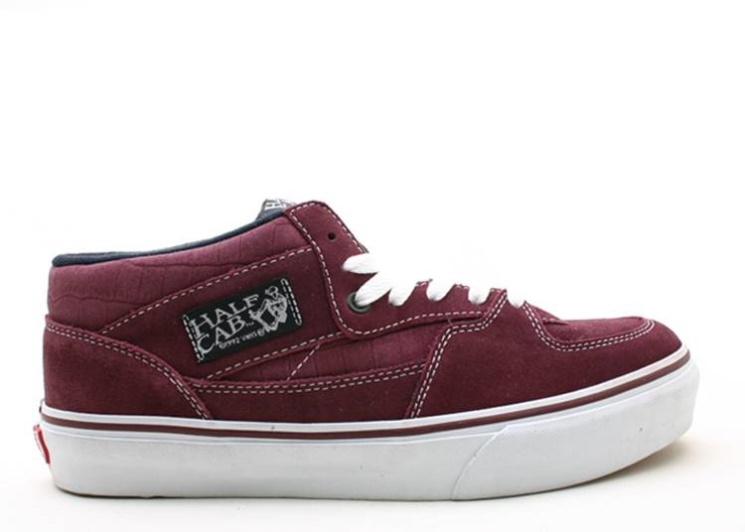 Vans Half Cab Burgundy/White