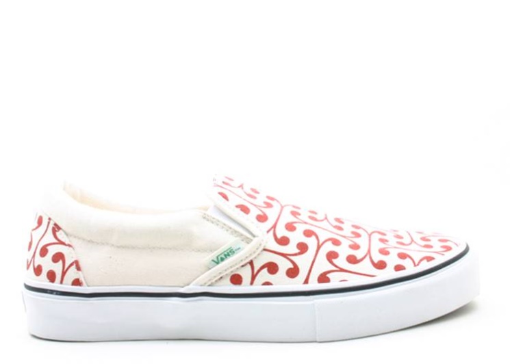 Vans Classic Slip On Lx Cherry/Natural