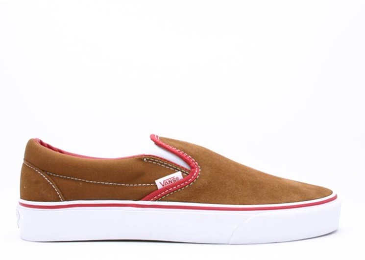 Vans Classic Slip On Toffee/Chili Pepper
