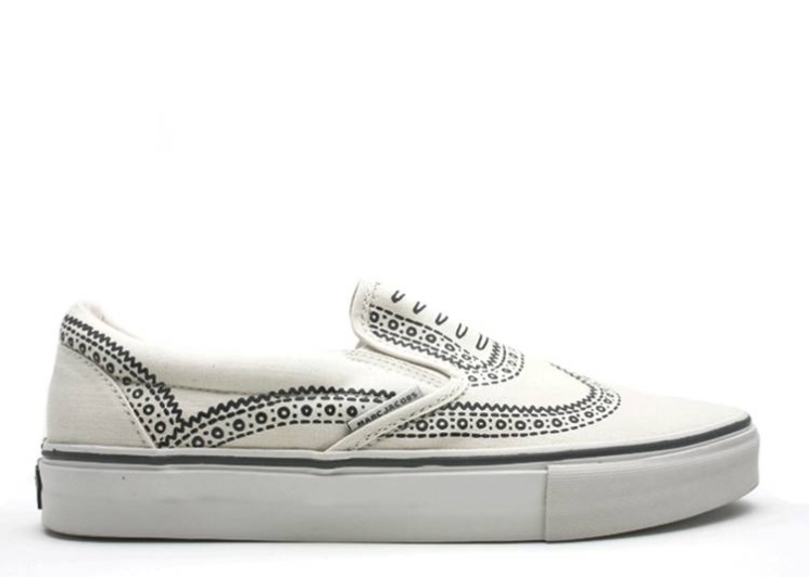 Vans Classic Slip On Lx White/Gunmetal