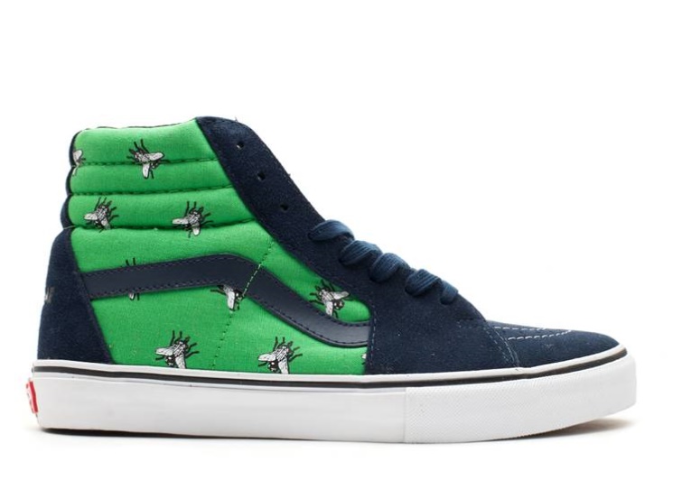 Vans Supreme X Sk8-Hi Pro - Flies Pack Fly/Navy/Green
