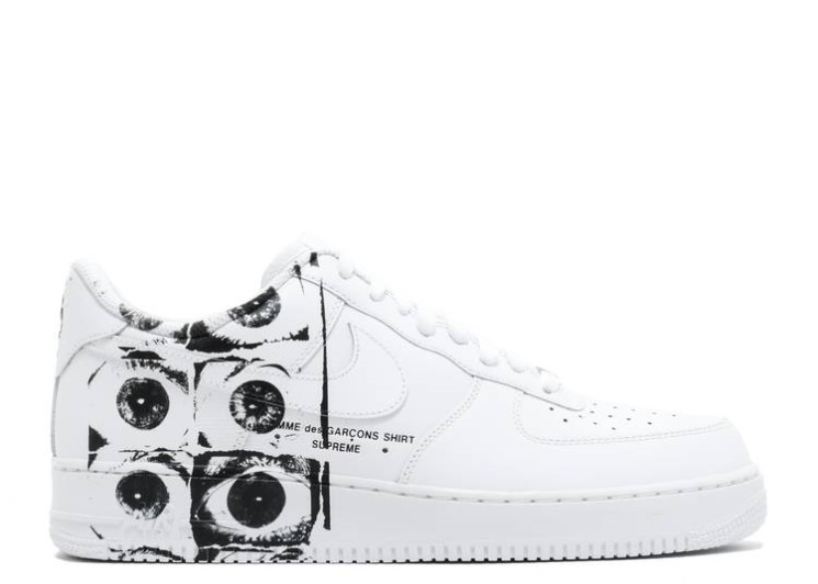 Nike Comme Des Garçons X Supreme X Air Force 1 Low - Eyes
