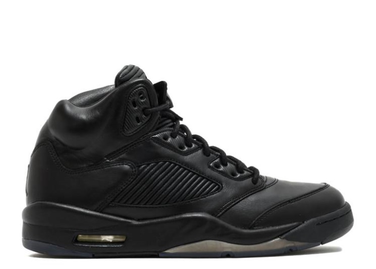 Air Jordan 5 Retro Premium - Triple Black