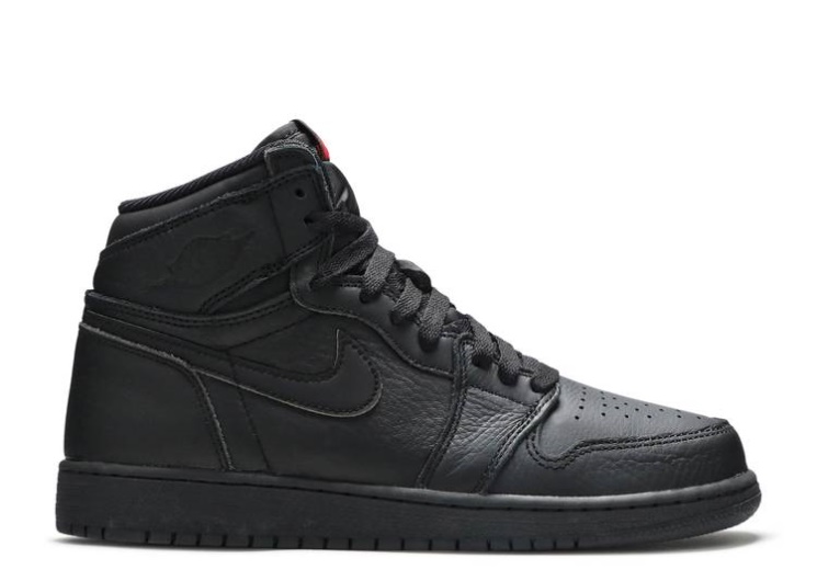 Air Jordan 1 Retro High Og Bg - Black University Red