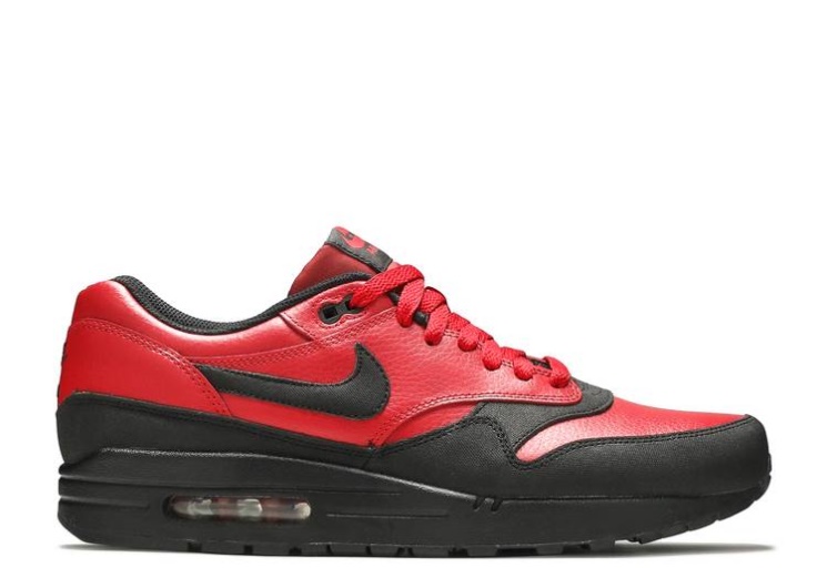Nike Air Max 1 Leather Premium - Gym Red Black