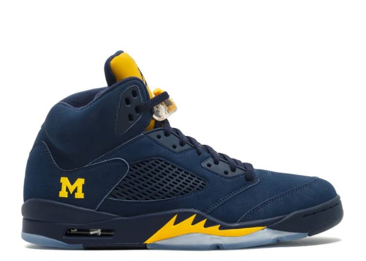 Air Jordan 5 Retro - Michigan Wolverines Pe