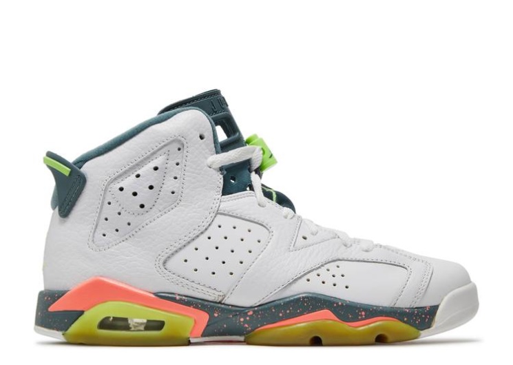 Air Jordan 6 Retro Gs - Bright Mango