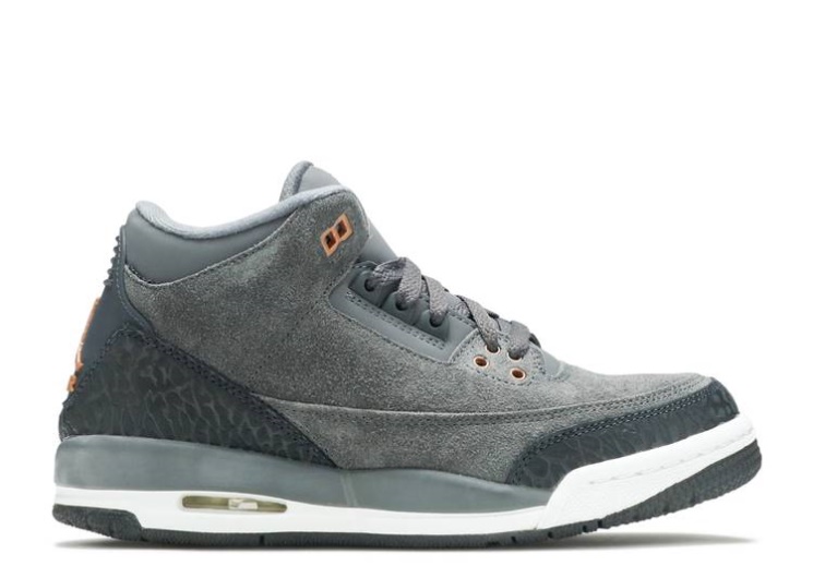 Air Jordan 3 Retro Gs - Anthracite