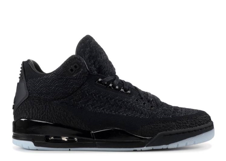 Air Jordan 3 Retro Flyknit - Black