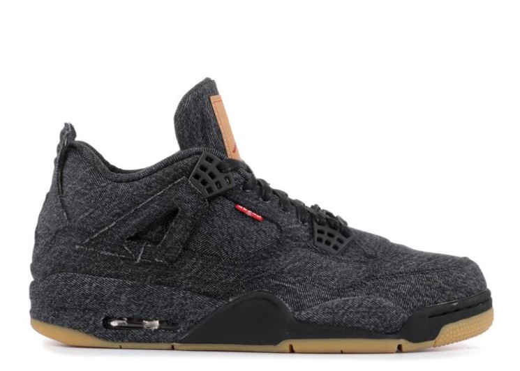 Levis X Air Jordan 4 Retro - Black Denim