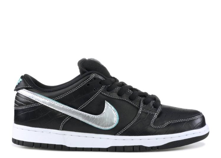 Nike Diamond Supply Co. X Dunk Low Pro Sb - Black Diamond