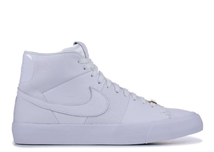 Nike Blazer Royal Qs - Triple White