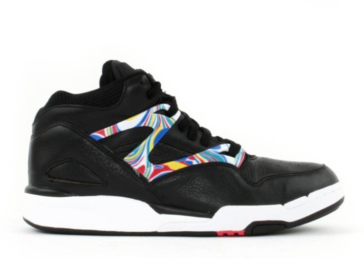 Reebok Pump Omni Lite Swirl - Commonwealth Black/White/Red